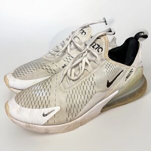 Nike Air Max 270 in White & Black Size 11 #5445